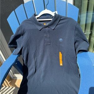 Timberland Men's Dark Blue Polo Shirt